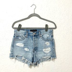 Aeropostale cut off boyfriend Jean shorts size 2